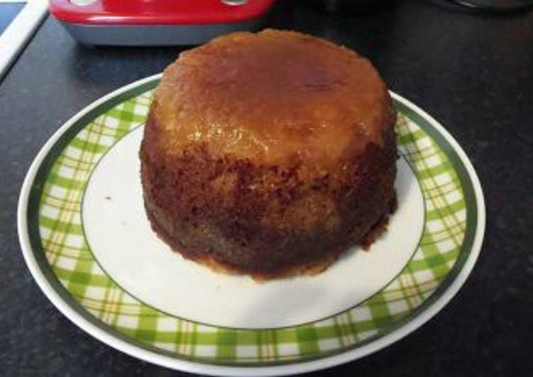 Easy Treacle sponge pudding