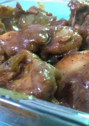 A picture of Honey mustard chicken.