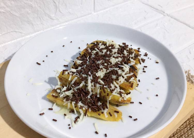 Resep Mudah Pisang Bakar Meises Keju Susu Lezat Mantap