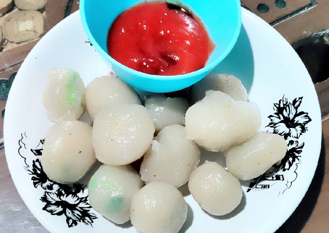 Cilok cireng simple enak cuma dengan 2 bahan tepung