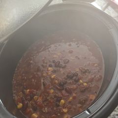 A picture of Crockpot Taco Soup.