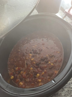 A picture of Crockpot Taco Soup.
