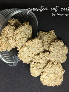 Foto resep Greentea oat cookies