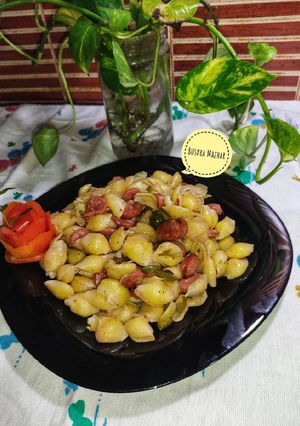 A picture of Shell Pasta Salad 🐚🐚🥗🥗.