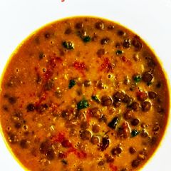A picture of Black Chana Curry.