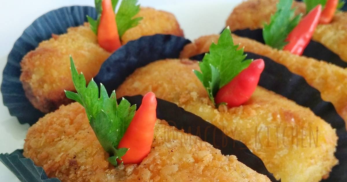 Resep Kroket Kentang Kari 🥔 Oleh Maccby Kitchen Cookpad