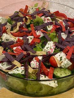 صورة لوصفة سلطه يونانيه 💕