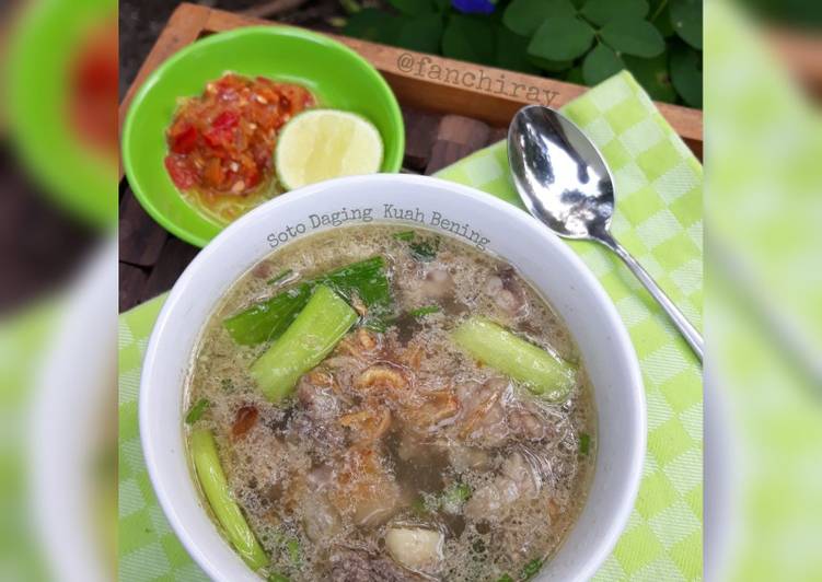Soto Daging Kuah Bening
