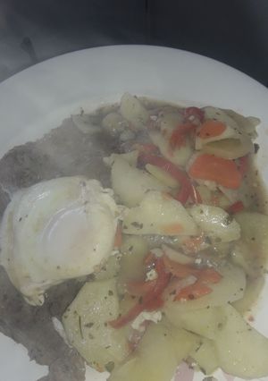 Una foto de Bifes a la criolla!!