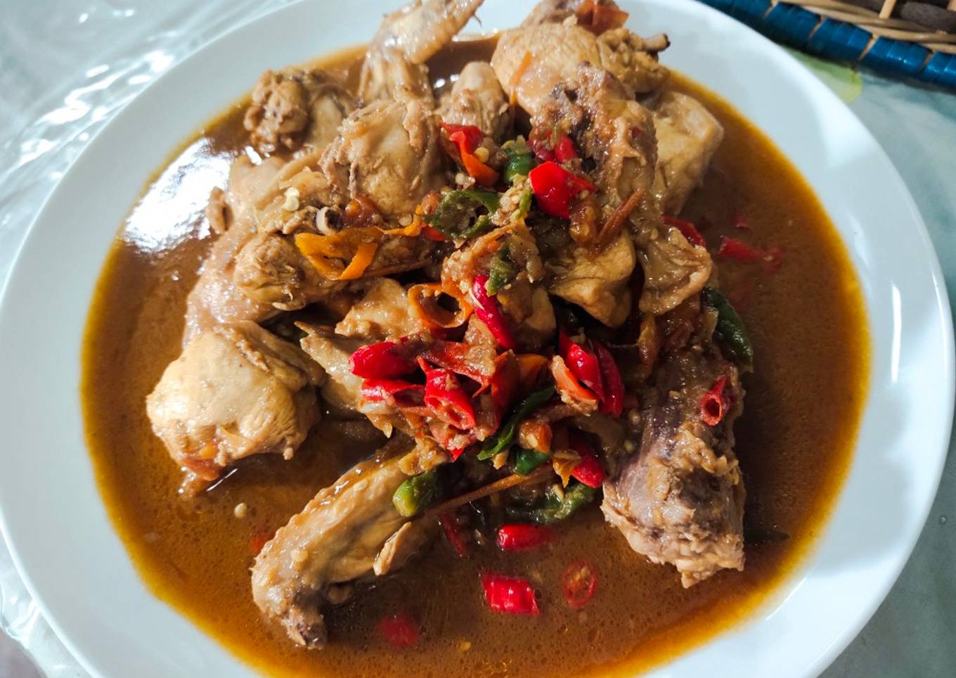 Ayam Rica-rica Kuah Pedas Manis