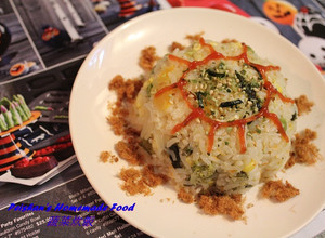 小朋友便當菜: 蔬菜炊飯 的食譜成品照片