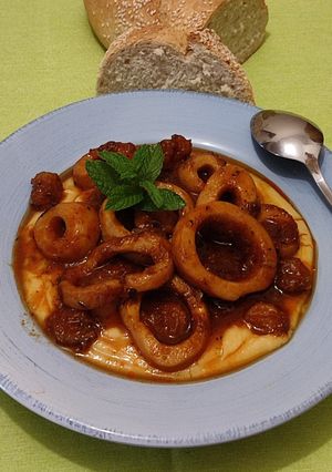 Φωτογραφία της συνταγής Φάβα με θαλασσινά