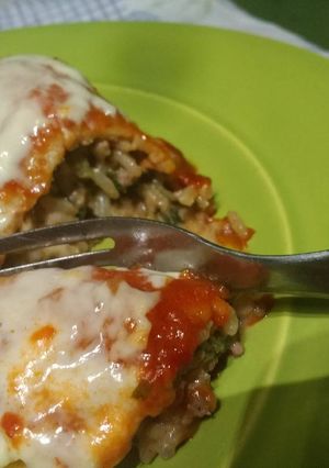 Una foto de Canelones cremosos