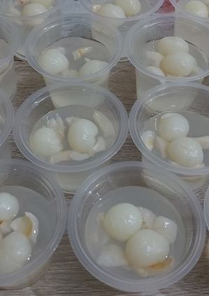 Foto resep Puding Lychee