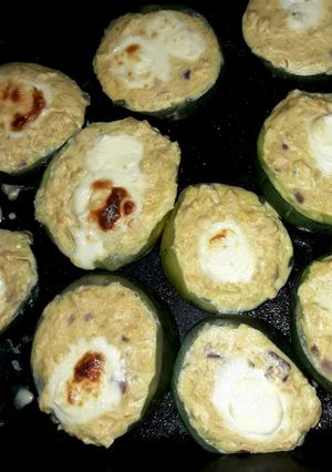 Una foto de Zapallitos rellenos versión pechuga