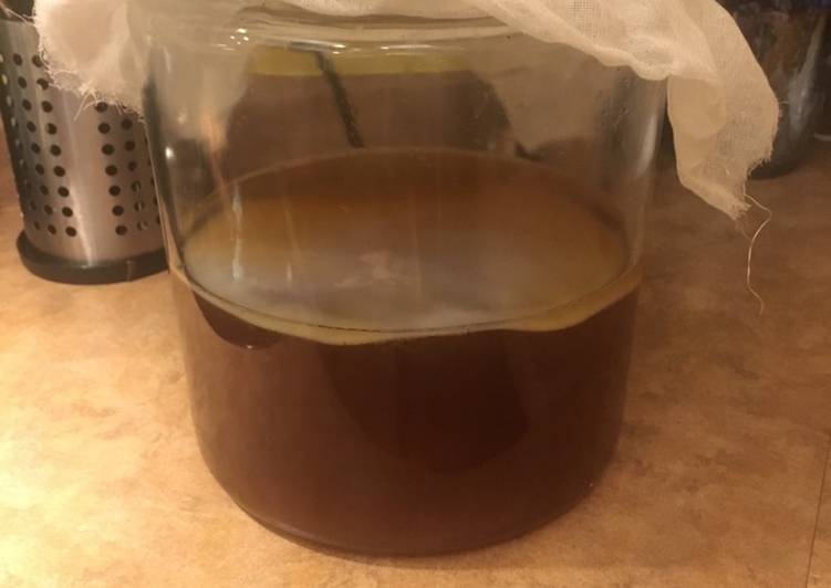 Cara Gampang Menyiapkan Kombucha Black Tea 🇨🇳 Anti Gagal