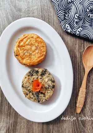 Foto resep 615. Dadar Nasi Rumput laut