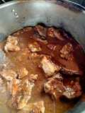 Costilla en salsa de orejones