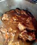 Costilla en salsa de orejones
