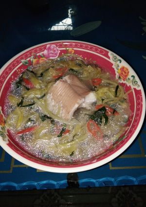 Hình của món Cá lóc nấu canh chua.