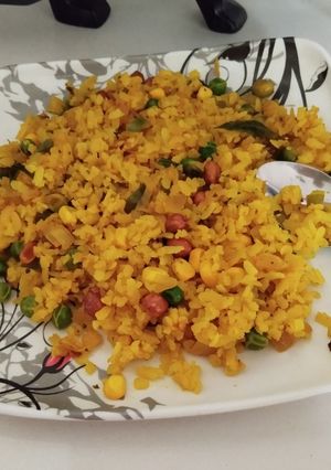 A picture of Atukulu Upma.