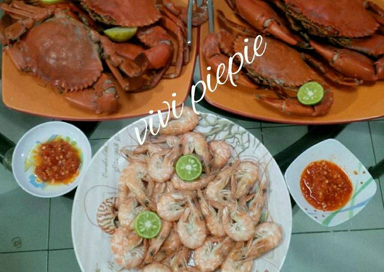 Cara Gampang Membuat Kepiting &amp; udang rebus Anti Gagal