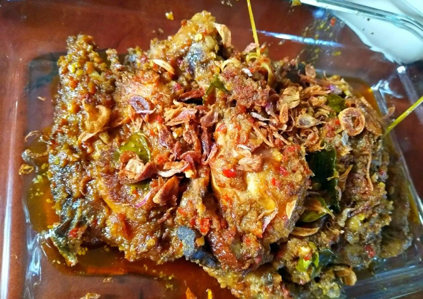 Ayam masak bumbu bebek madura