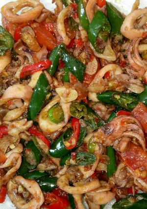 Foto resep Cumi asin cabe ijo
