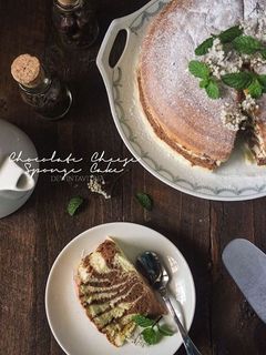 Foto resep Chocolate Cheese Sponge Cake