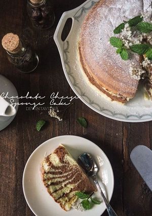 Foto resep Chocolate Cheese Sponge Cake