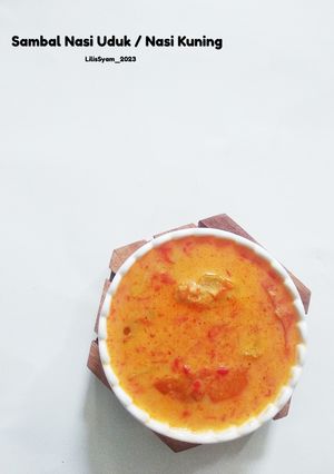 Foto resep Sambal nasi uduk / nasi kuning