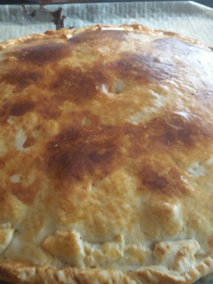 Una foto de Empanada carbonara