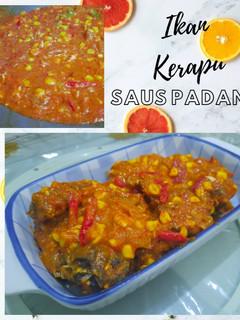 Foto resep Ikan Kerapu Saus Padang