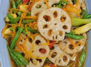 Foto resep Stir fry Lotus Root / Tumis Akar Teratai