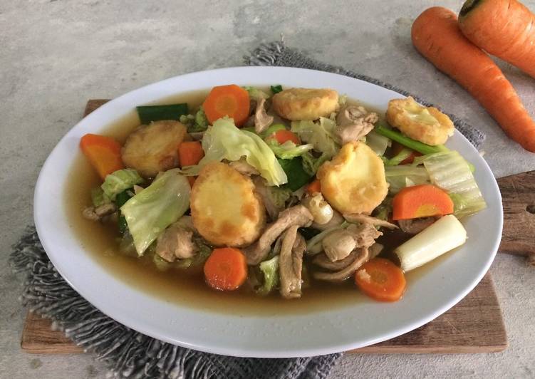 Resep Sapo Tahu Ayam Lezat