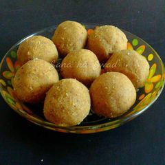 Moong dal laddu A picture of Moong dal laddu.