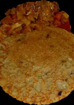 A picture of Local hausa crepes.