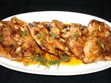 Muslos de pollo asados con romero fresco