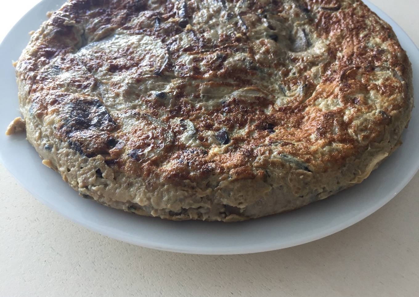 Tortilla berenjena facil