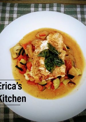 Foto resep Fillet ikan dengan sayur ratatouille