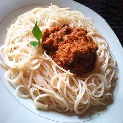 A picture of Spaghetti.