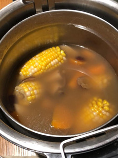 A picture of Vegetarian Corn Soup.