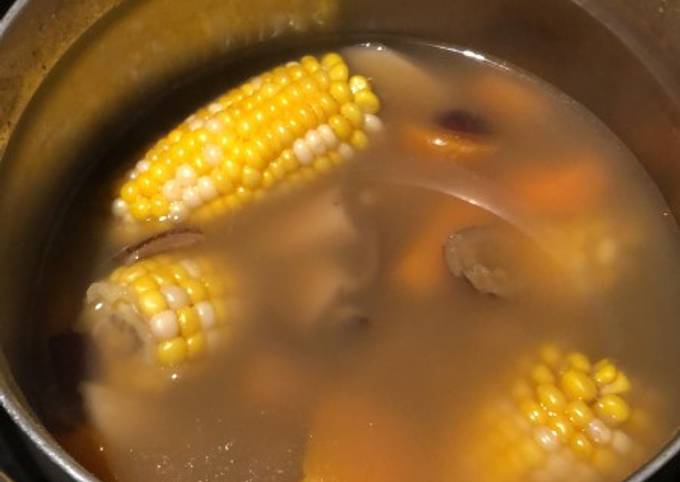 Recipe of Homemade Vegetarian Corn Soup