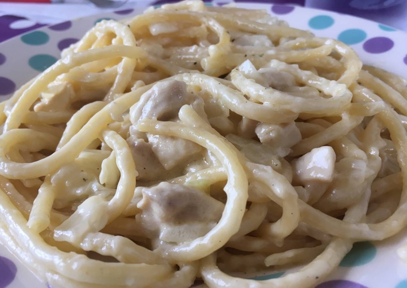 🍝 Spaguettis a la parmesana🧀