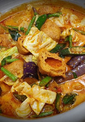 A picture of Curry Vegetables 加里杂菜.