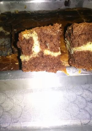 صورة لوصفة كيكه عاديه مشكله