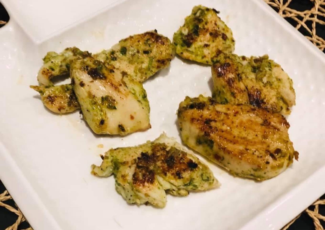 Grilled lemon chicken starters
