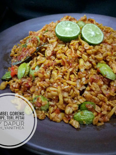 Foto resep Sambel Goreng Tempe, Teri, Petai