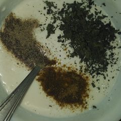 A picture of Simple Raita.