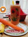 👩‍🍳Carrot & Banana Juice (Mineral&Vitamin)